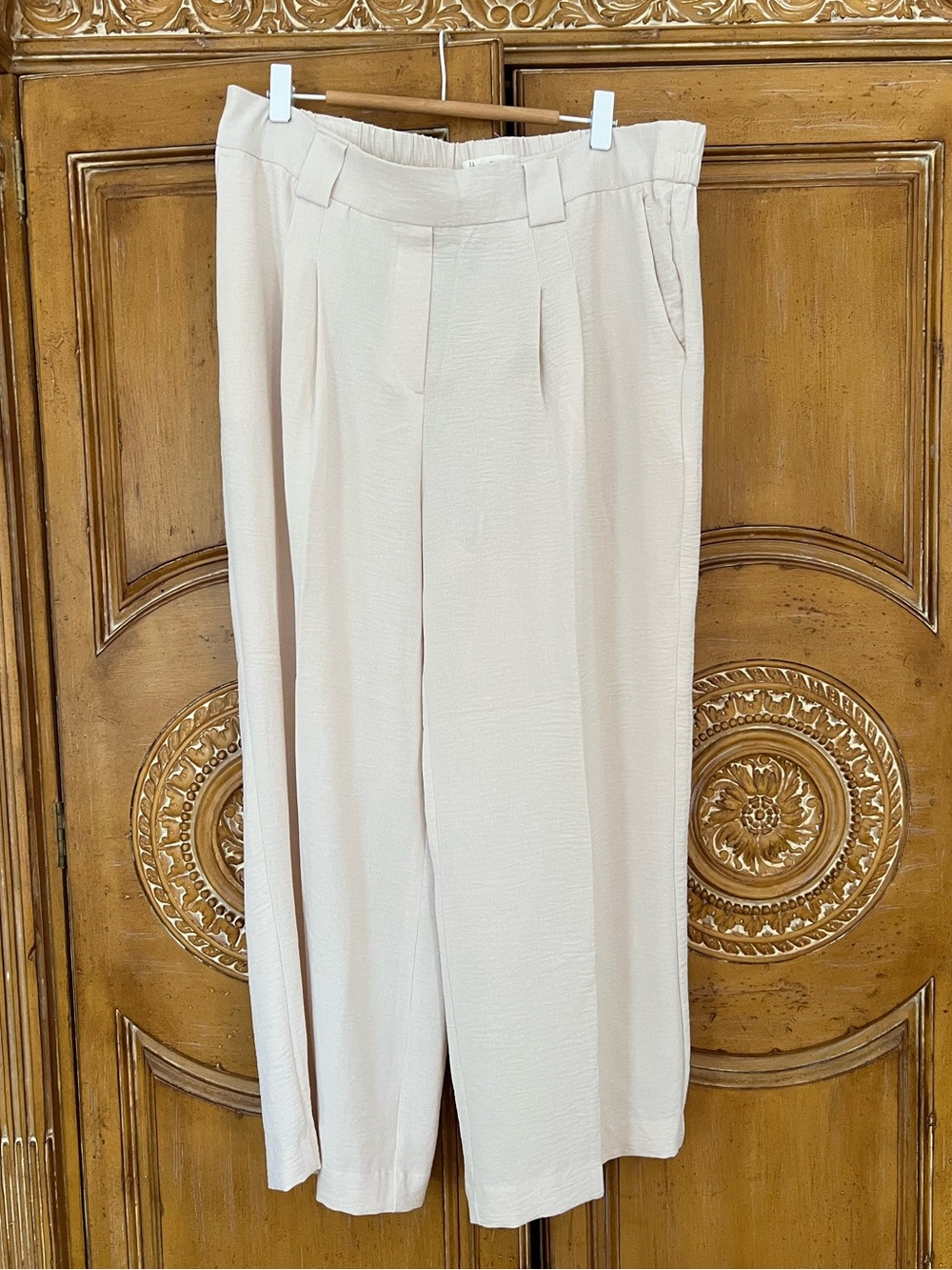 Haven + Blair Wide Leg Pants in Light Beige
